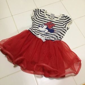 DISNEY TODDLER GIRLS MINNIE MOUSE DRESS